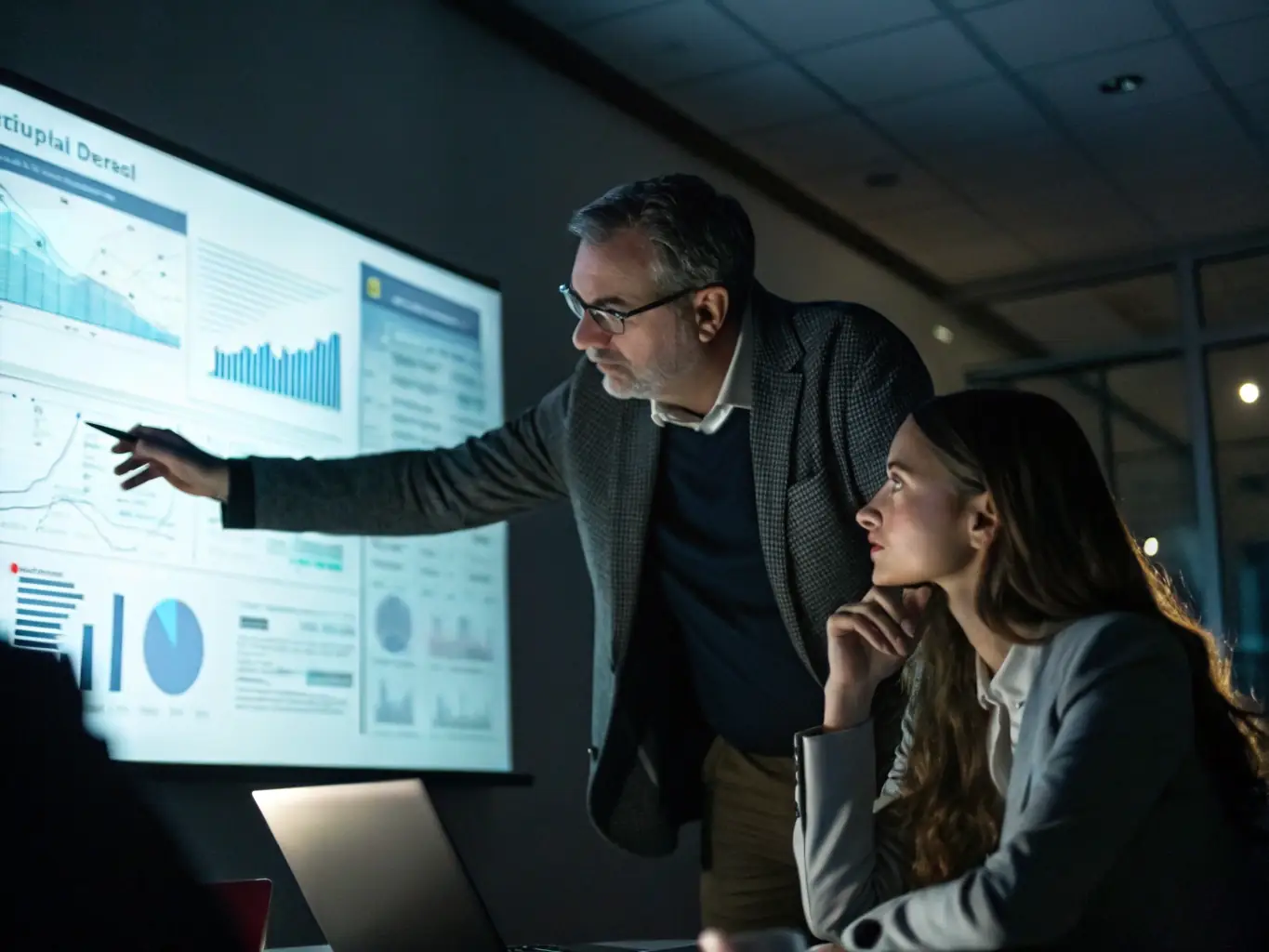 A professional coach guiding a client through a career transition, using visual aids and strategic planning tools.